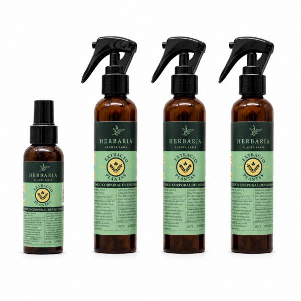 Combo: 3 unidades de 120 ml + 1 unidad de 60 ml